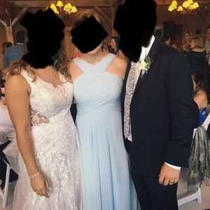 Sky Blue Azazie Bridesmaids Dress